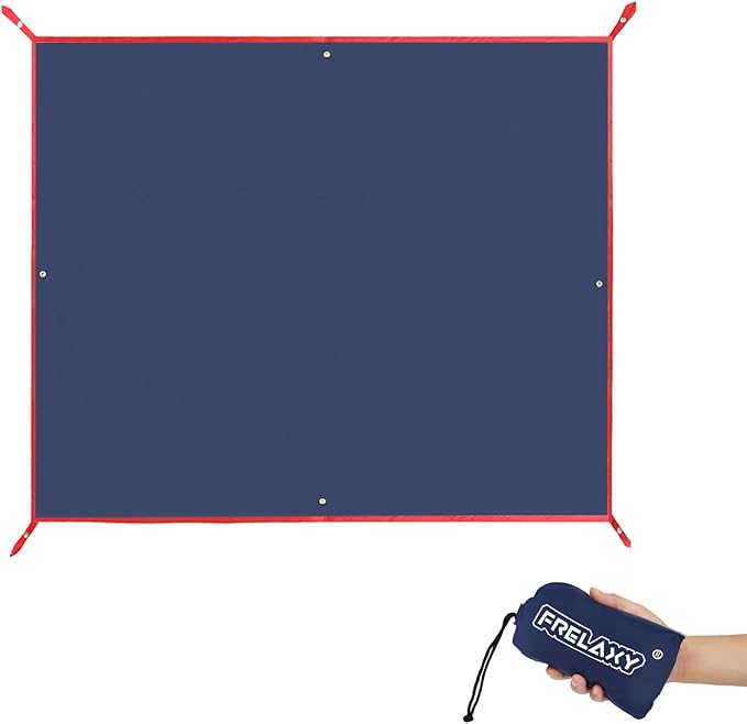 Frelaxy Tent Footprint, Waterproof Camping Tarp, Durable Tent Floor to Elevate Your Camping, Hiking, Backpacking, Hammock, Beach Experience