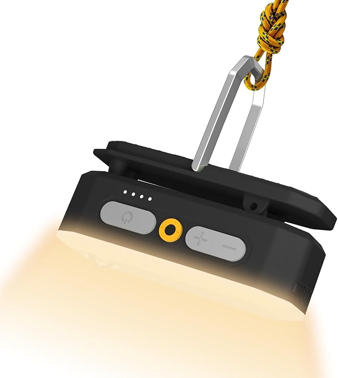 BougeRV Movable Area Light, Rechargeable Camping Lantern, 3200mAh Portable Camping Light, IP65 Waterproof, Camp Lamp for Tent, Emergency, Outdoor