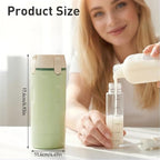 2026 New 4 in 1 Travel Dispenser Bottle, Refillable Leak Proof Travel Bottles for Toiletries, Portable Travel Containers Cream Transparent with Scale and Label for Shampoo Lotion Conditioner (Green)