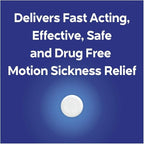 Sea-Band Anti-Nausea Acupressure Wristband for Motion & Morning Sickness, Child, 1 Pair Blue