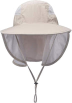 Unisex Outdoor Activities UV Protecting Sun Hats with Neck Flap