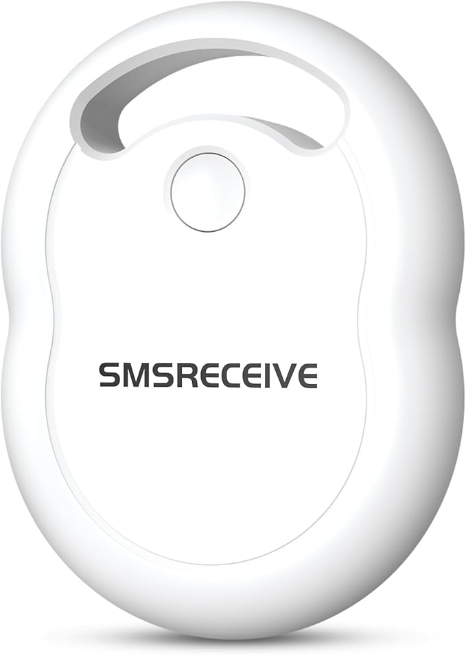 Air Tracker Tag-1 Pack [Apple MFI Certified], Smart Bluetooth Tracker Works with Apple Find My APP (iOS Only, Not for Android), Key Finder and Item Locator Smart Tag for Keys, Luggage, Backpack-White