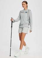 baleaf Women's Sun Protection Jacket Hoodie Clothing Lightweight Long Sleeve Sun Cover Up Shirt