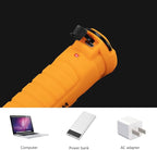 4 Pack Rechargeable LED Work Lights with Magnetic Base and 360° Rotation, 5 Modes for BBQ, Camping, Reading, and Car Repair