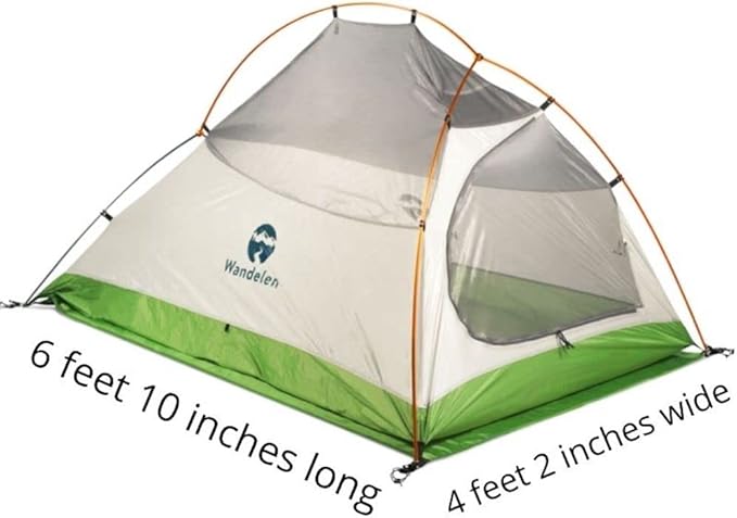 Appalachian Lightweight Backpacking Tent - Easy Setup, 2 Person 3 Season Ultralight Tent with Footprint Waterproof, Windproof, Double Layer Outdoor Tent for Camping Hunting Hiking.