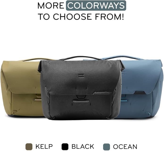 Peak Design Everyday Messenger V3 13L, Weatherproof Camera and Work Bag, Expandable, MagLatch Closure, Fits 13" Laptop