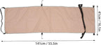 Ergonomic Airplane Hammock Seat Cover with Footrest for Comfortable Travel Portable Outdoor Use Khaki