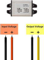 5Pcs 12V to 5V DC Converter Car Power Voltage, Waterproof DC 6.3-22V 12V Step Down to 5V 3A 15W Voltage Regulator Buck Converter Power Supply Step-Down Module Compatible with Vehicle Car Truck Volt