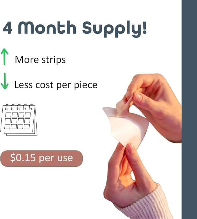 Clean Tape Company | 128 Count Premium X Tape for Sensitive Skin | Pain Free Removal, No Residue, Gentle Transparent for Multi-Purpose - Latex Free & Gentle On Skin