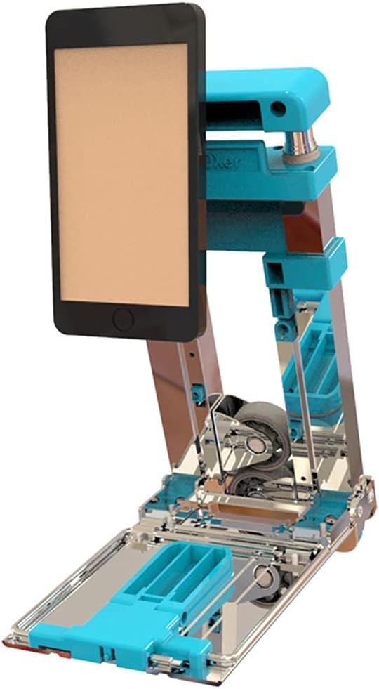 Portable Folding Hand Truck Dolly Cart - Lightweight, Compact, and Easy to Carry - Ideal for Personal Travel, Shopping, and Moving (Blue)