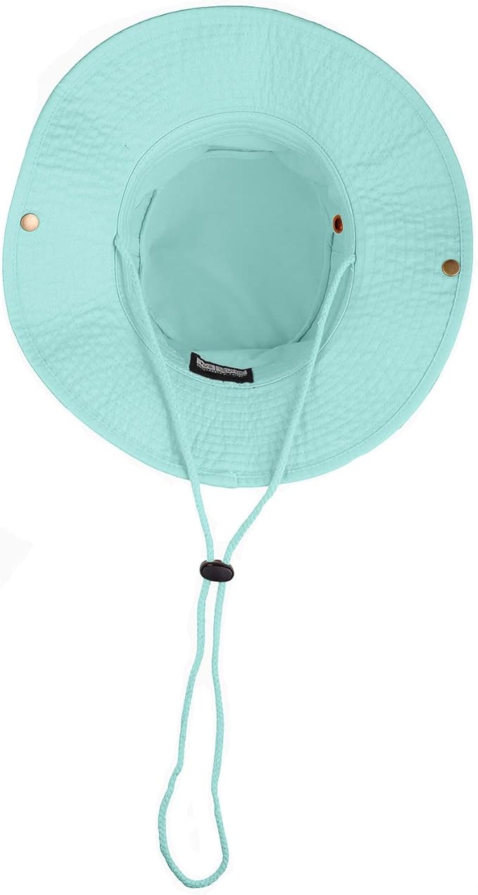 Wide Brim Hiking Fishing Safari Boonie Bucket Hats 100% Cotton UV Sun Protection for Men Women Outdoor Activities