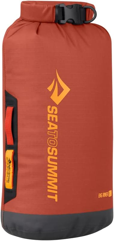 Sea to Summit Big River Dry Bag, Heavy-Duty Dry Storage, 8 Liter, Picante Red