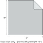 JJ CARE Fire Blanket – 9 Packs with Hooks and Gloves – 40” x 40” Fire Blankets Emergency for Home and Kitchen, High Heat Resistant and Flame Protection for Kitchen, Car, Office, Camping & Home Safety