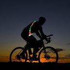 Running Lights for Runners Light Up Vest for Night Walking Neon Vest Shoulder Light Led Belt for Night Safety Wearable Led Lights Reflective Sash