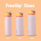 Owala FreeSip Insulated Stainless Steel Water Bottle with Straw for Sports and Travel, BPA-Free, 32 Ounce, Candy Store
