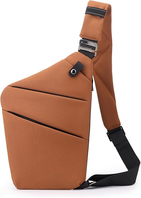 Travel Anti Pickpocket Purses, Slim Carry Crossbody Bag for Women & Man Travel Safe, Waterproof