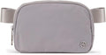 Pander Belt Bag for Women, Fashion Waist Packs, Crossbody Bags with Adjustable Strap (Light Grey).