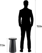 Upgraded Foldable Stool Thickened, Portable Collapsible Stool Retractable Stool for Fishing, Hiking Tours, BBQ, Parties, Outdoor Activities