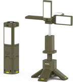 Telescopic Camping Lights Rechargeable 14000 mAh Led Multifunction Magnetic Lanterns Job Site Lighting Cordless Dimmable Camping Tent Lamp Portable Power Supply 6000LM IPX5 Waterproof