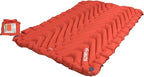 KLYMIT Insulated Double V Inflatable Sleeping Pad | Thick, Lightweight, Easy to Inflate, Foldable Air Bed for Camping & Backpacking