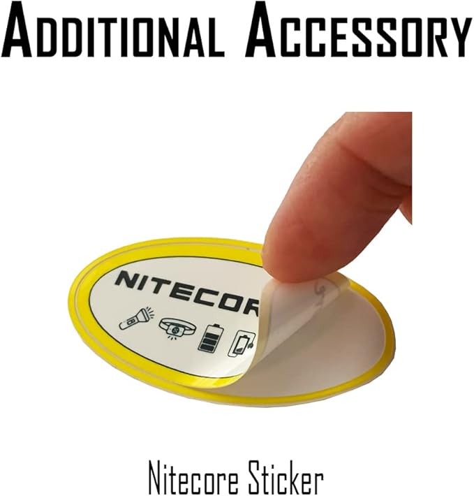Nitecore NU43 Rechargeable Headlamp, 1400 lumens USB-C Bright Lightweight for Camping, Running, or Working, with Spotlight, Floodlight, Red Light, Including NitecoreS Sticker