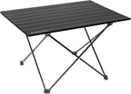 ROCK CLOUD Portable Camping Table Ultralight Aluminum Camp Table Folding Beach Table for Camping Hiking Backpacking Outdoor Picnic, Size L