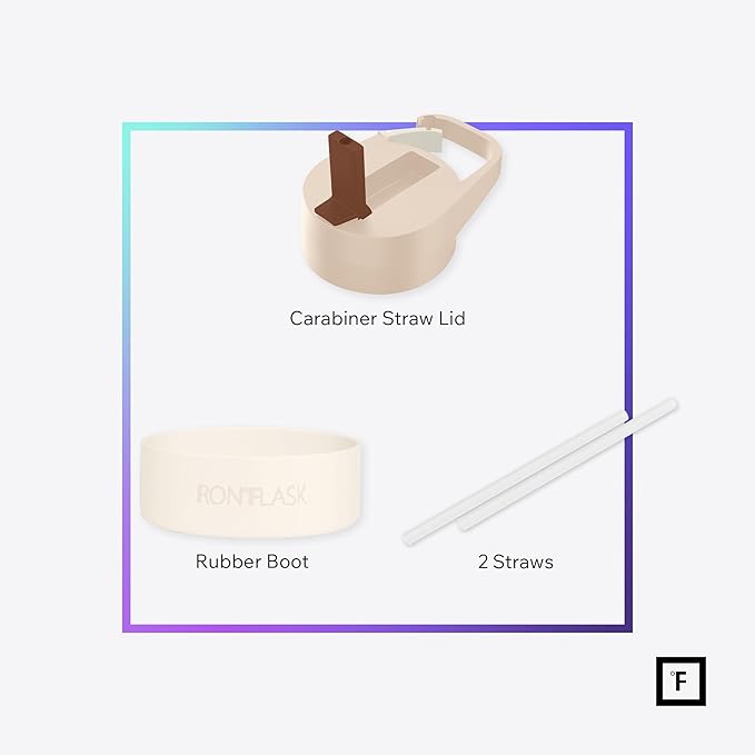 IRON °FLASK Camping & Hiking Hydration Flask with Straw Lid & Boot - Stainless Steel, Double Walled & Vacuum Insulated Water Bottle - Leak Proof & BPA Free (Dream Sunset, Straw - 22 oz)