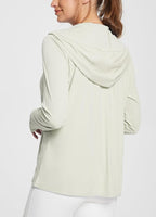baleaf Women's Sun Protection Jacket Hoodie Clothing Lightweight Long Sleeve Sun Cover Up Shirt