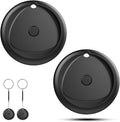 Tracker Tags-2 Pack Work with Apple Find My (iOS Only), [Apple MFi Certified] Key Finder and Item Locator, New Bluetooth 5.3 Tracker, Replaceable Battery Smart Tag for Keys, Wallet, Luggage etc