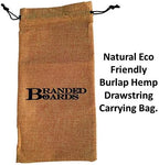 Portable Bushcraft Stainless BBQ Cooking Grill Grate, Bamboo Cutting Board, Burlap Bag, Mini Knife, Fire Starter Kits. Camping, Campfires, Backpacking, Hunting & Fishing Gear