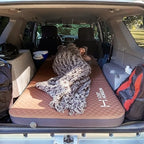 LOSTHORIZON Air & Foam Camping Mattress, Self-Inflating Sleeping Pad, 4.5" Thick, with Pump Sack, Single