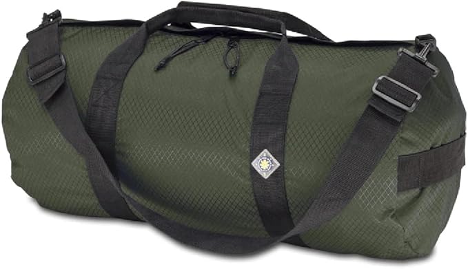 North Star Sports Foldable Duffle Bag for Travel, Gym & Outdoor Camping | Tough and Packable Sport Equipment Bag & Gear Organizer | Heavy Duty Large Duffel Bags for Traveling