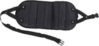 CHICIRIS Foot Hammock for Airplane Travel, Portable Breathable Mesh Footrest with AntiTip Design, 19.69-43.31in Adjustable Length for Office Home and Plane Comfort (Black)