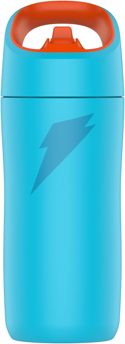 Gatorade Kids' Rookie Metal Water Bottle, 12oz, Stainless Steel Bottle, Double-Wall Insulation, Vacuum Insulated, Thermo Mug