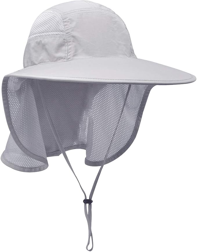 Unisex Outdoor Activities UV Protecting Sun Hats with Neck Flap