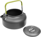Doorslay Camping Kettle Tea Kettle Coffee Pot 27fl oz/0.8L Camp Coffee Pot Camping Kettle