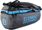 Element Equipment Trailhead Duffel Bag Shoulder Straps Waterproof Black/Blue Large