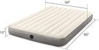 Intex 64103E Dura-Beam Standard Single-High Air Mattress: Fiber-Tech - Queen Size - 10in Bed Height - 600lb Weight Capacity - Pump Sold Separately