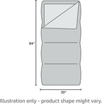 Kelty Cosmic 20 Down Mummy Sleeping Bag for Backpacking, Campers, 550 Fill Power, Recycled Fabrics with PFAS-Free DWR, Designed in Sunny Colorado,