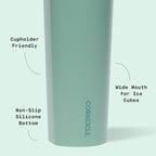 Corkcicle Classic Sport Canteen Insulated Water Bottle - Keeps Beverages Cold 25 Hours - Triple Insulated - Summer Drinkware Gift - Keeps Drinks Ice Cold - Leak-Proof Cap - 20 oz - Thyme