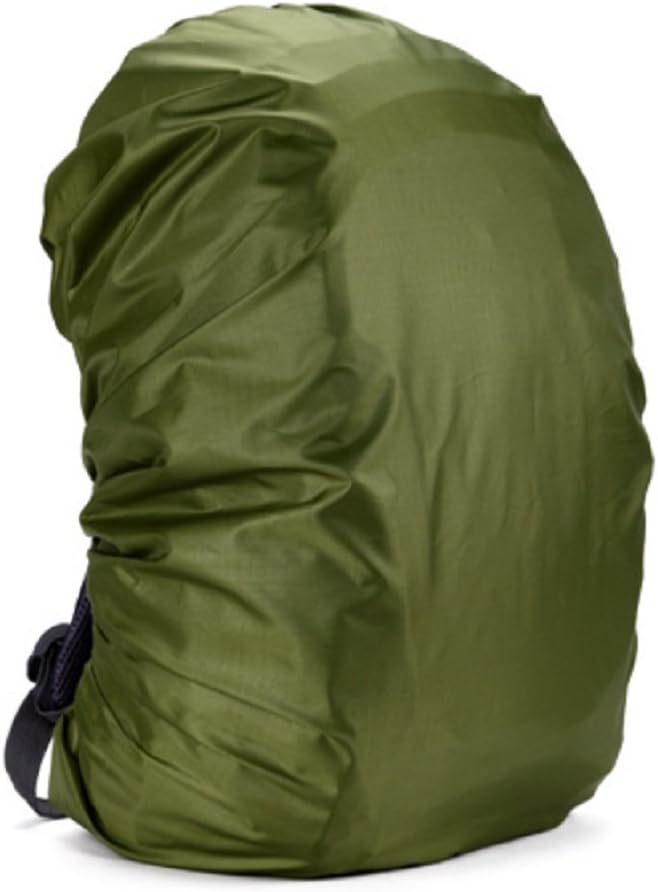 Silfrae Waterproof Rucksack Cover Backpack Rain Cover 30L-100L for Travel Climbing Hiking (Army Green, 60L-70L)