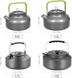 Doorslay Camping Kettle Tea Kettle Coffee Pot 27fl oz/0.8L Camp Coffee Pot Camping Kettle