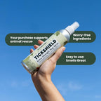 Cedarcide Extra- Strength Tickshield | Deep Woods Cedar Oil Tick & Mosquito Repellent Spray Kills & Repels Ticks, Fleas, Chiggers and Mosquitoes| For People & Pets | Natural Essential Oils | 4 Oz