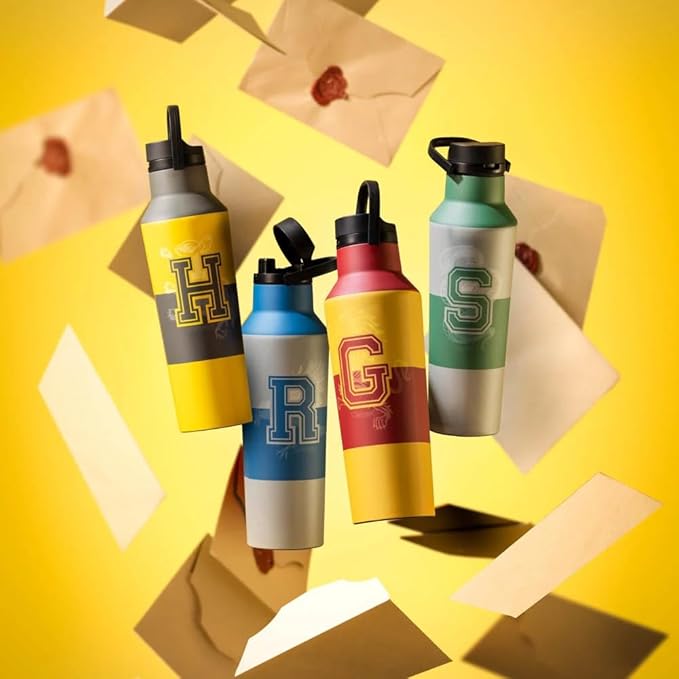 Corkcicle Harry Potter Sport Canteen - Insulated Stainless Steel Water Bottle - Compact & Travel-Friendly - Durable - BPA Free - Non-Slip Silicone Base - Easy Grip - 20 oz - Ravenclaw