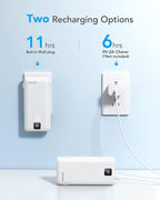 Charmast Portable Charger with Built-in Cables and Wall Plug, 20000mAh 20W USB C Power Bank Fast Charging Battery Pack Travel Essentials Compatible with iPhone 16/15/14/13 Series, Samsung Google iPad