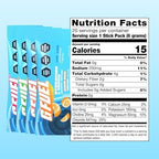 G Fuel Electrolytes Powder for Instant Hydration and Focus, Sugar Free Electrolytes Variety Pack of Lemon, Orange, Peach, Strawberry Flavors, Nootropic Drink Mixes To Sharpen Mental Focus, 20 Servings