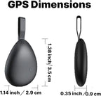 GPS Tracker for Vehicles, Mini Tracking Device for Vehicles, Car Tracker Device Hidden No Subscription Work with Find My (iOS Only), Key Finder, for Kids, Dogs, Luggage, Bag (White, 4 Pack)