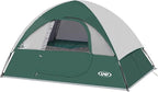 Camping Tent 4 Person, Waterproof Windproof Tent with Rainfly Easy Set up-Portable Dome Tents for Camping
