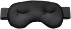 Brownmed IMAK Eye Pillow - Sleep Mask with ErgoBeads for Pain Relief - Cooling & Relaxing Sleep Aid - Black
