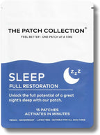 The Patch Collection® - Deep Sleep Aid Patches | Melatonin, Valerian Root, Passion Flower, Magnesium for Nighttime Support | Vegan Friendly Waterproof Patch, Latex Free (Pack of 15)